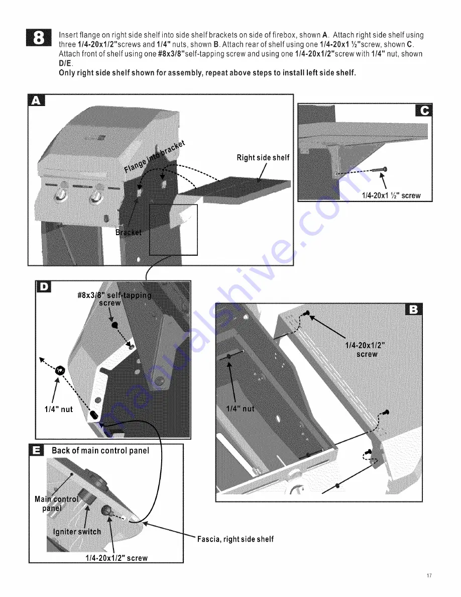 Char-Broil 463270613 Product Manual Download Page 17