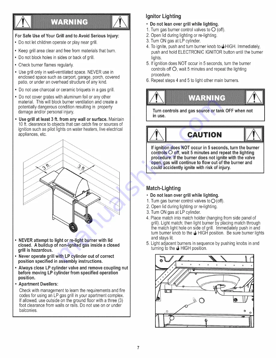 Char-Broil 463270615 Product Manual Download Page 7