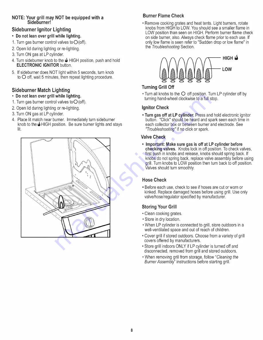 Char-Broil 463270615 Product Manual Download Page 8