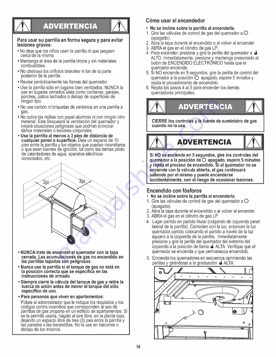 Char-Broil 463270615 Product Manual Download Page 18