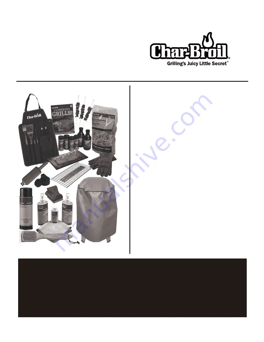 Char-Broil 463322613 Product Manual Download Page 32