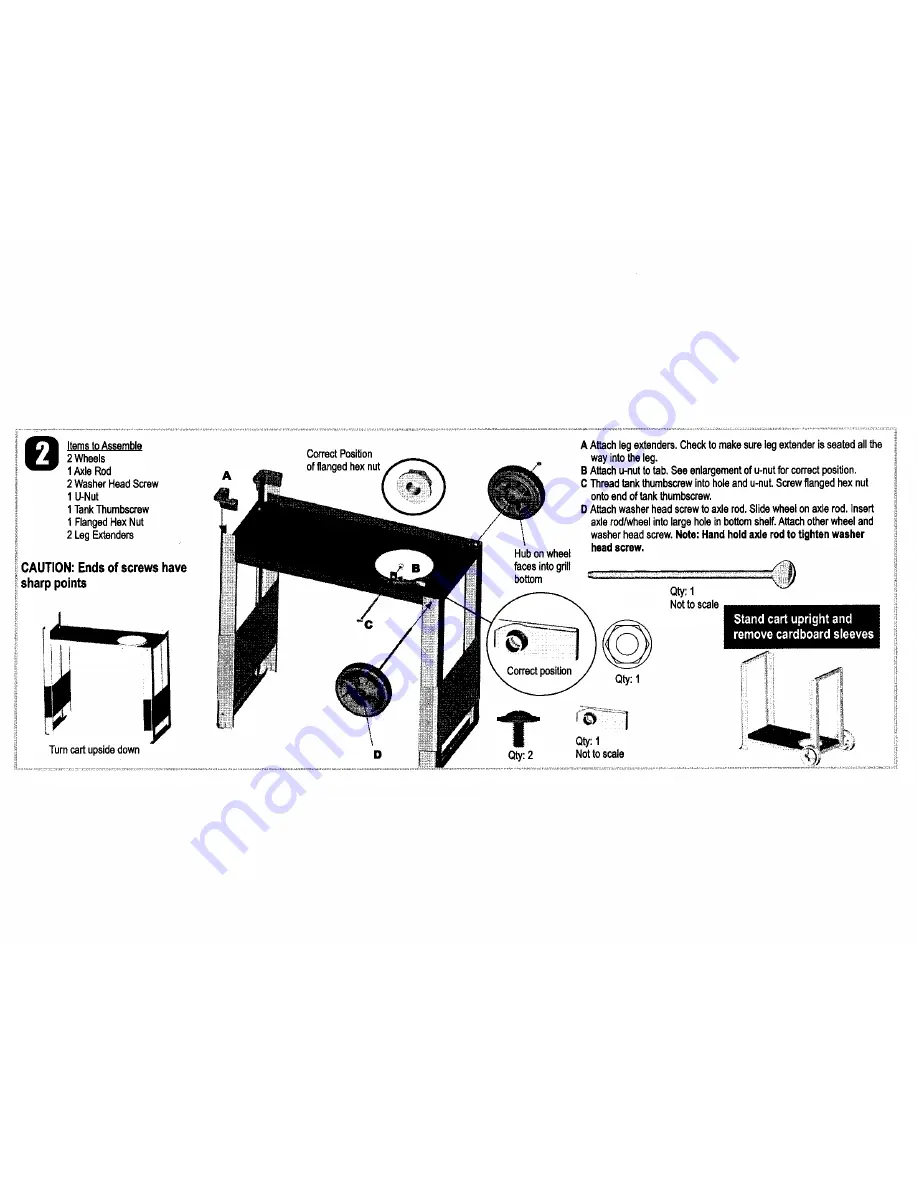 Char-Broil 463450805 Assembly Скачать руководство пользователя страница 4