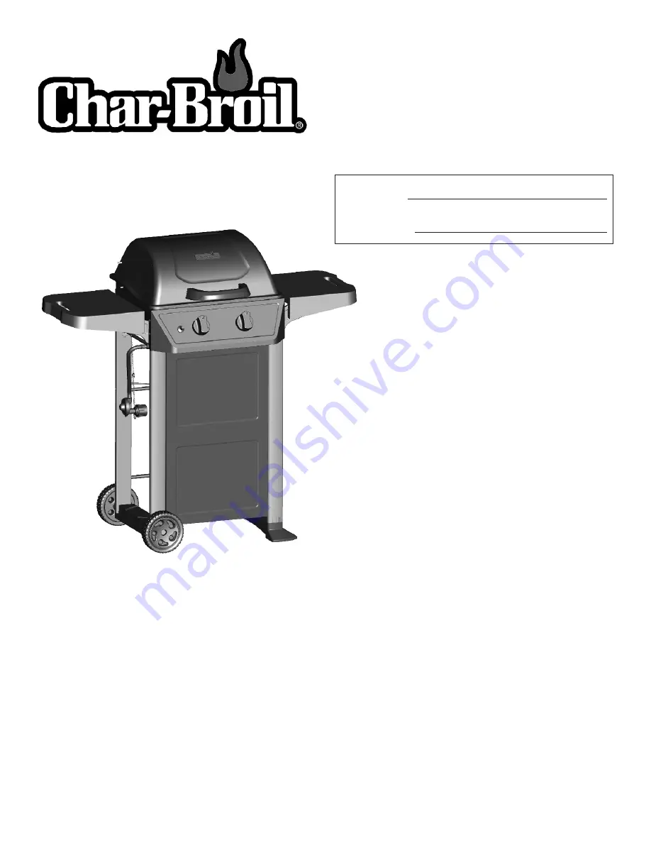 Char-Broil 463621612 Product Manual Download Page 1