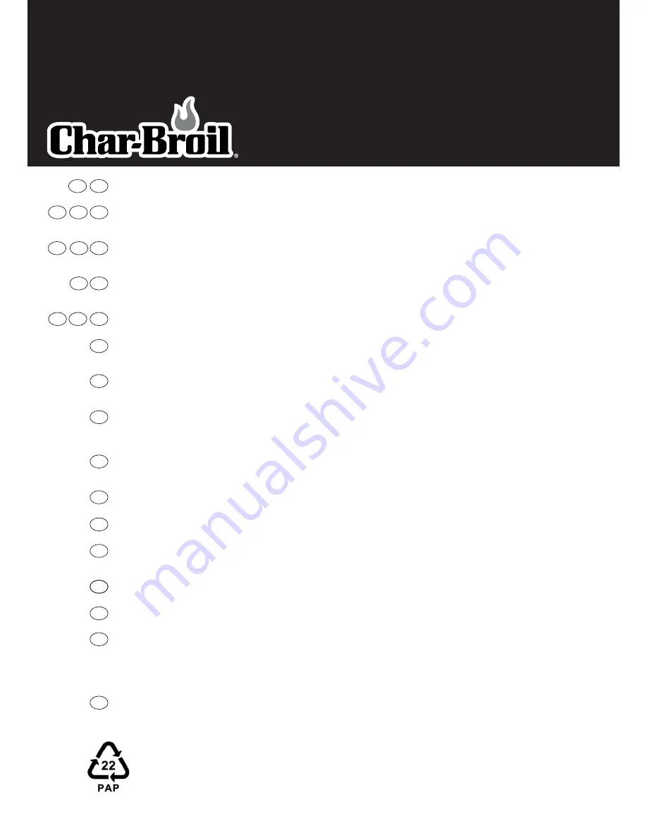 Char-Broil 468100315 Operating Instructions Manual Download Page 92