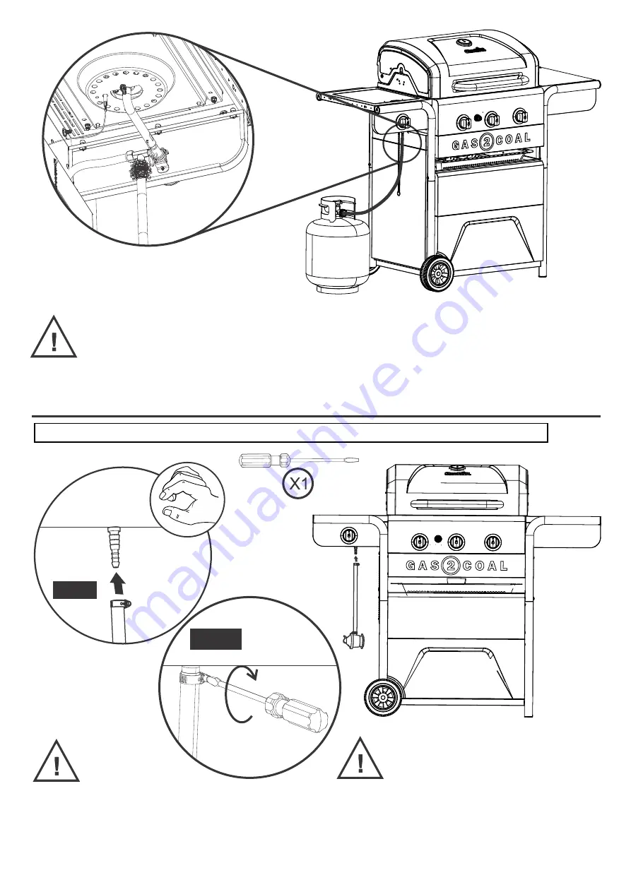 Char-Broil GAS2COAL 3 BURNER 468300217 Operating Instructions Manual Download Page 105