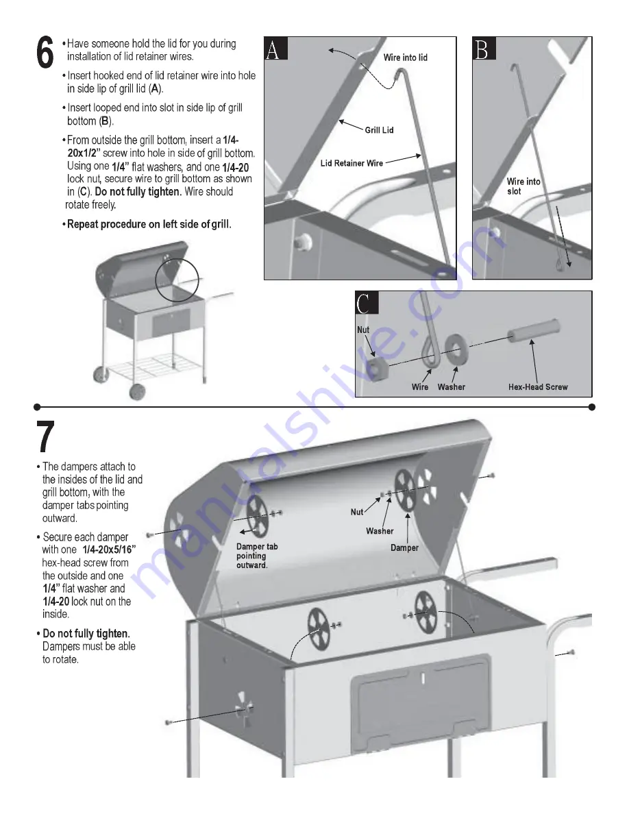 Char-Broil Judge 06308410 Скачать руководство пользователя страница 6