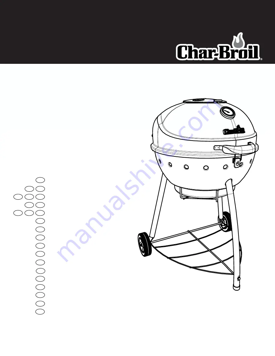 Char-Broil KETTLEMAN 18309001 Assembly Instructions Manual Download Page 1