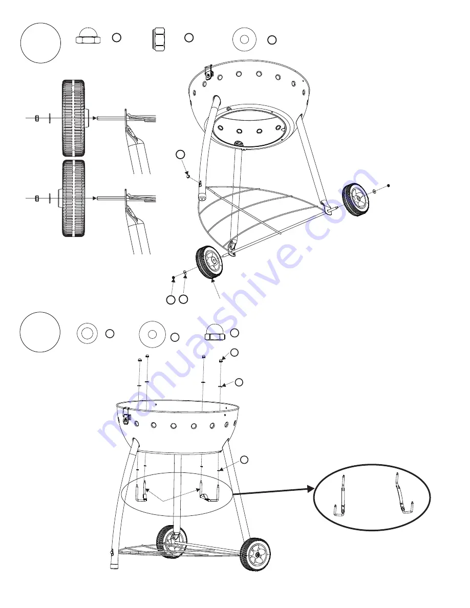 Char-Broil KETTLEMAN 18309001 Assembly Instructions Manual Download Page 26