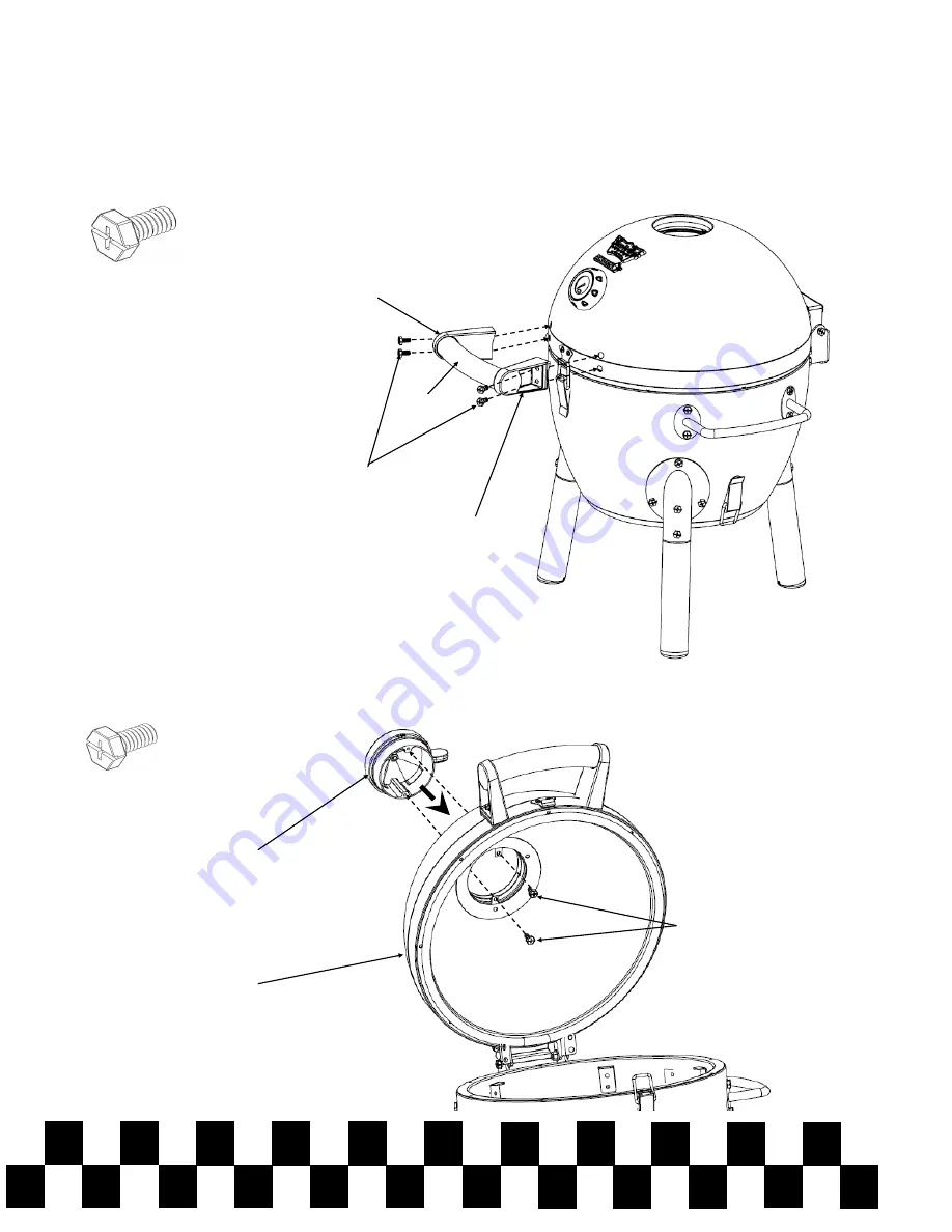 Char-Griller Akorn JR. Kamado 06614 Owner'S Manual Download Page 12