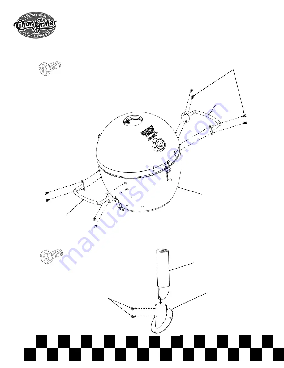 Char-Griller Akorn JR. Kamado 06614 Owner'S Manual Download Page 46