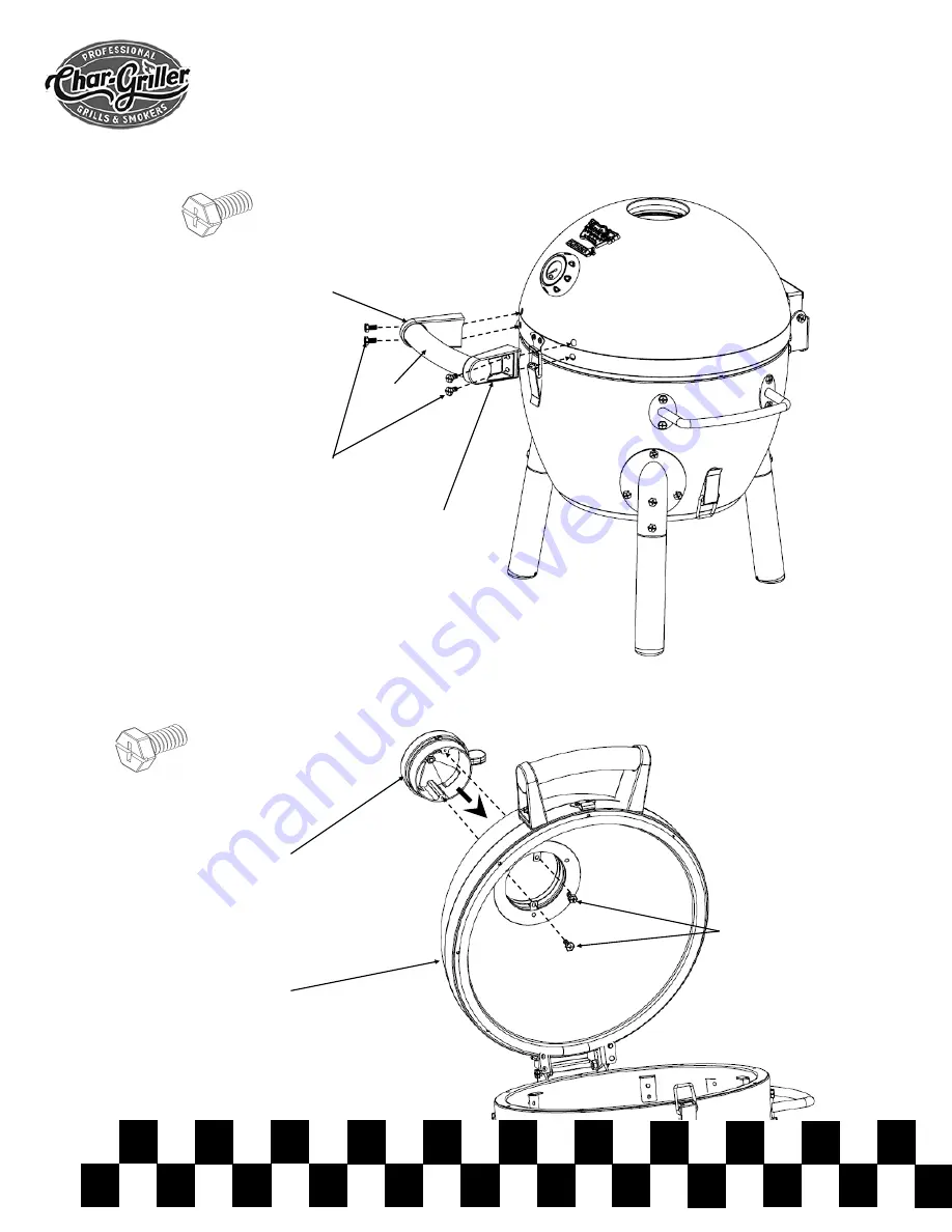 Char-Griller Akorn JR. Kamado 06614 Скачать руководство пользователя страница 48