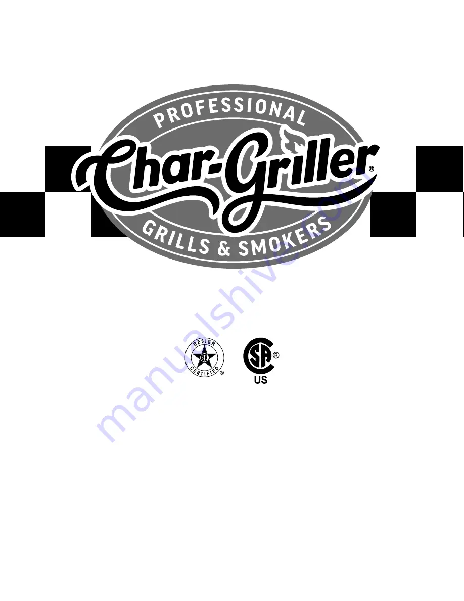 Char-Griller Flavor Pro 7400 Скачать руководство пользователя страница 1