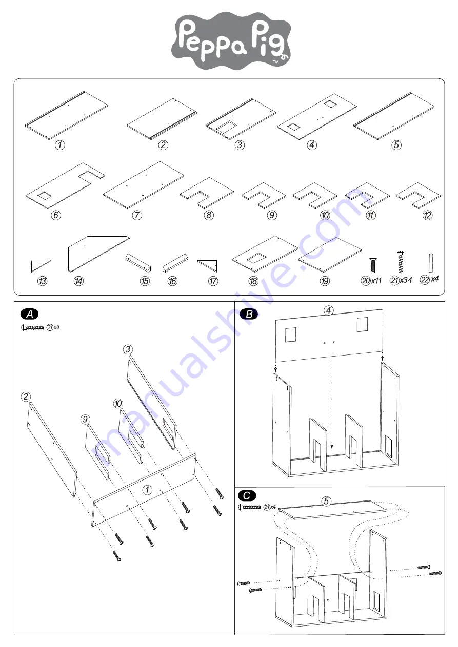 Character Peppa Pig 05999-140319-V1 Manual Download Page 1