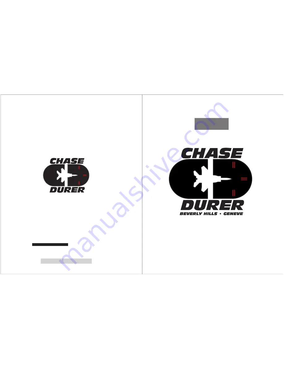 Chase-durer Blackhawk Mach 3 Operation Manual Download Page 1