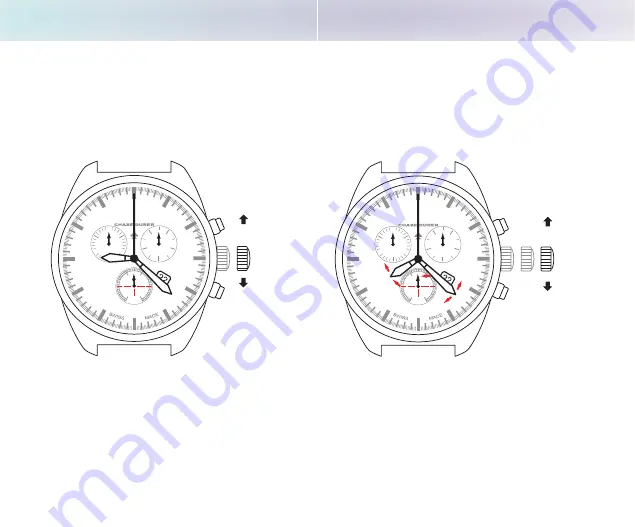 Chase-durer WARHAWK CHRONOGRAPH Operation Manual Download Page 6