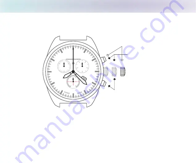 Chase-durer WARHAWK CHRONOGRAPH Operation Manual Download Page 7