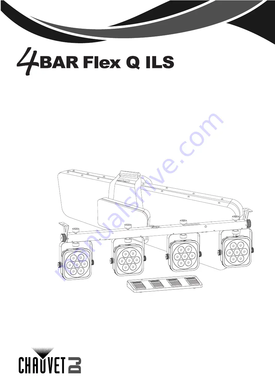 Chauvet DJ 4BAR Flex Q ILS Quick Reference Manual Download Page 1