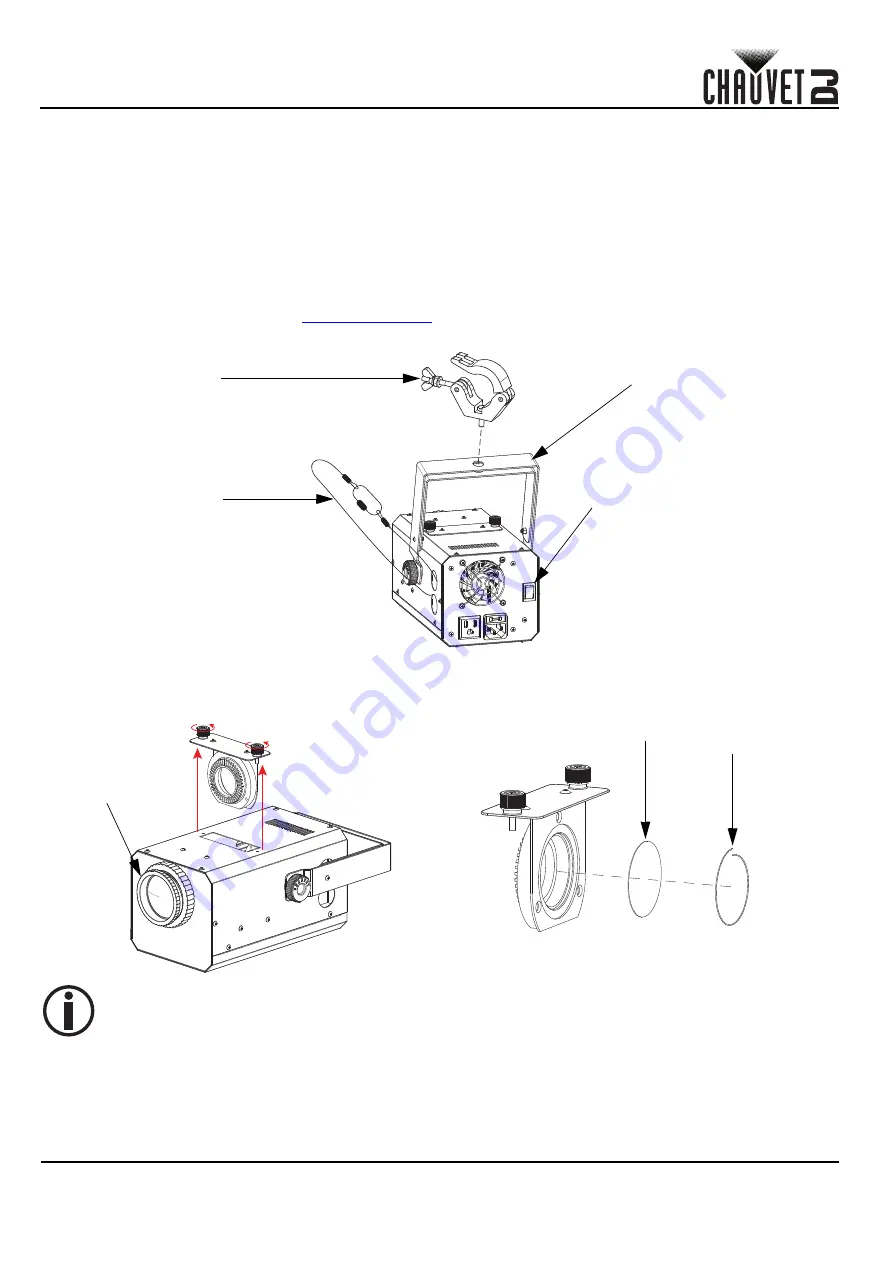 Chauvet DJ Gobo Shot Скачать руководство пользователя страница 6