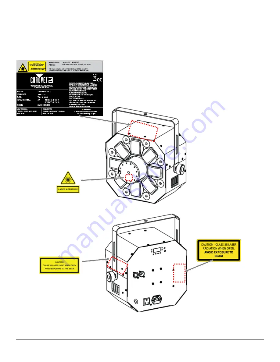 Chauvet DJ Swarm Wash FX Скачать руководство пользователя страница 11