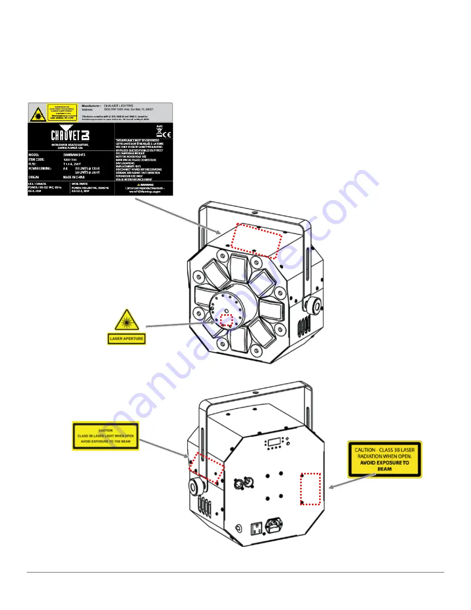 Chauvet DJ Swarm Wash FX Скачать руководство пользователя страница 81