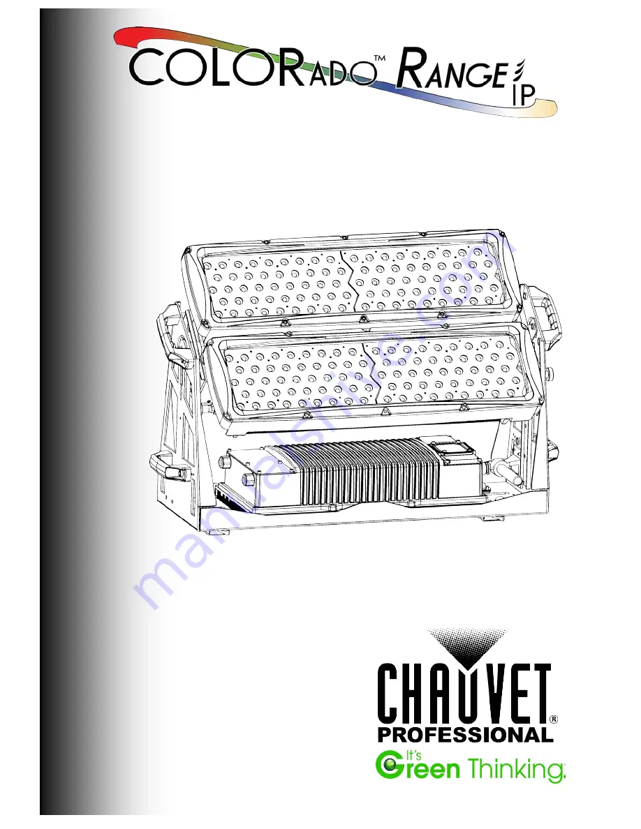 Chauvet Professional COLORado Range IP Скачать руководство пользователя страница 1