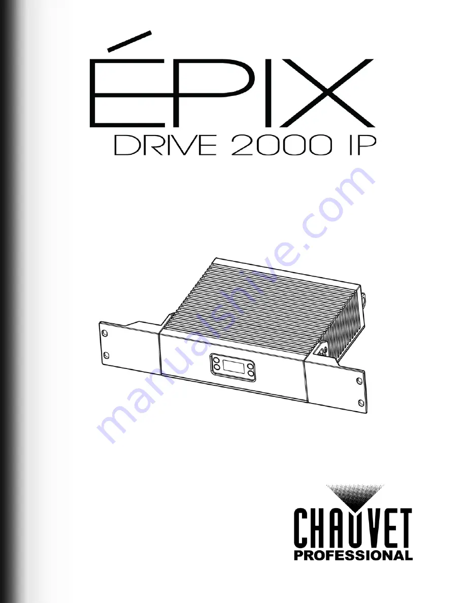 Chauvet Professional EPIX DRIVE 2000 IP User Manual Download Page 1