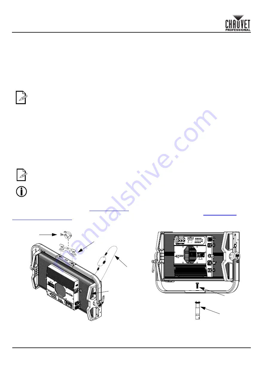 Chauvet Professional onAir IP Panel 1 Quick Reference Manual Download Page 20