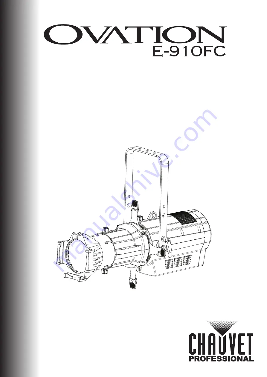 Chauvet Professional OVATION E-910FC Скачать руководство пользователя страница 1