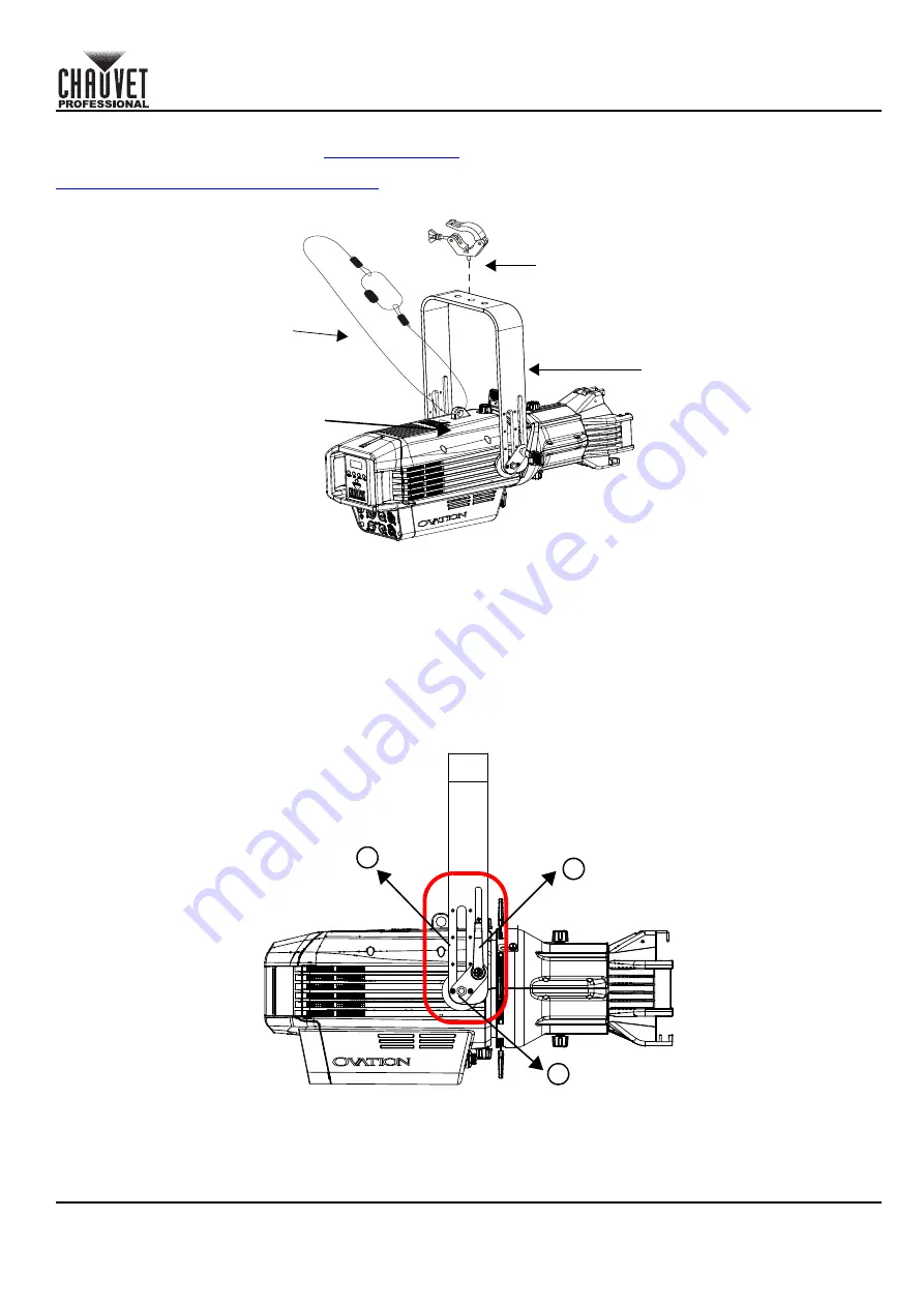 Chauvet Professional OVATION REVE E-3 Quick Reference Manual Download Page 15