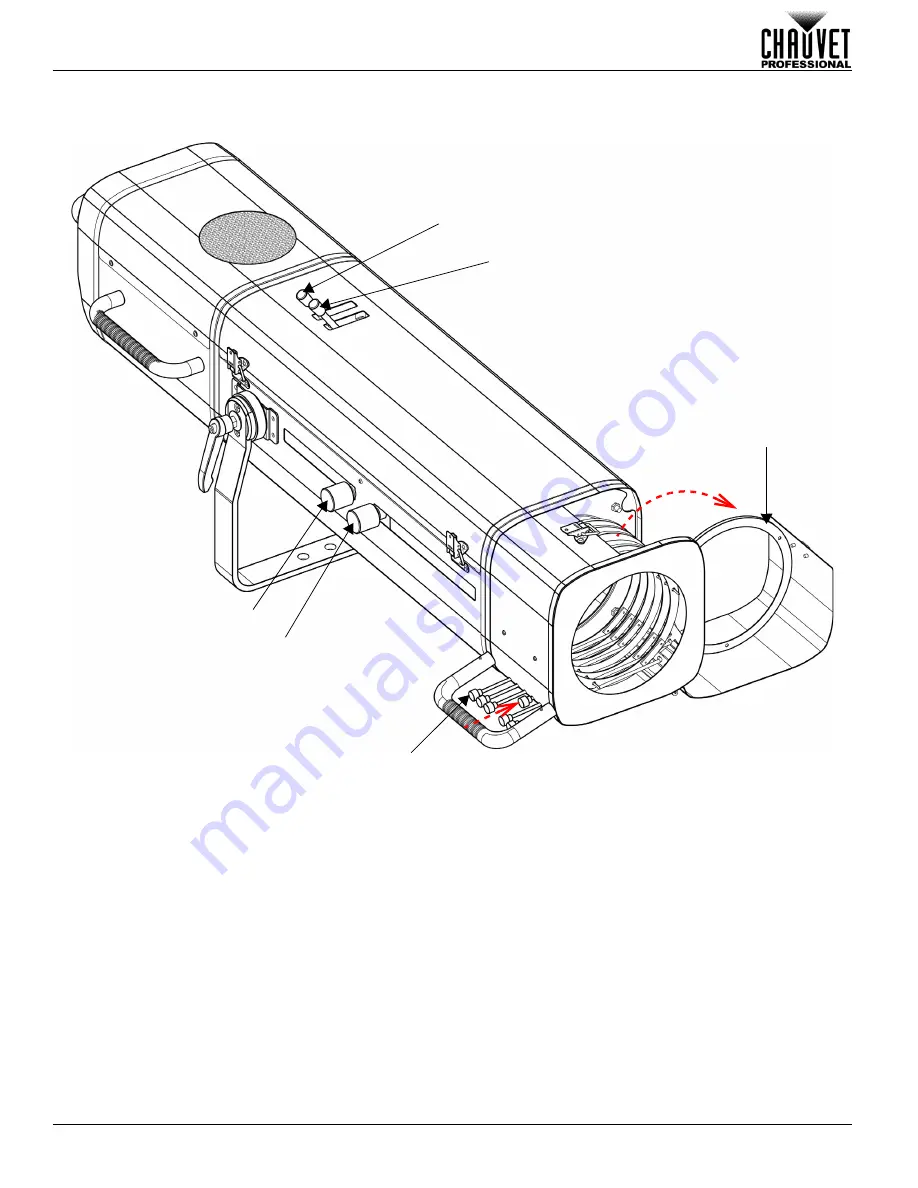 Chauvet Professional Ovation SP-300CW Quick Reference Manual Download Page 4