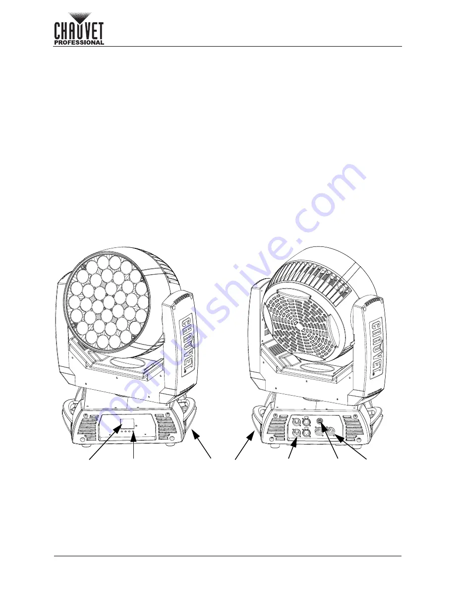 Chauvet Professional ROGUE R3X WASH User Manual Download Page 7