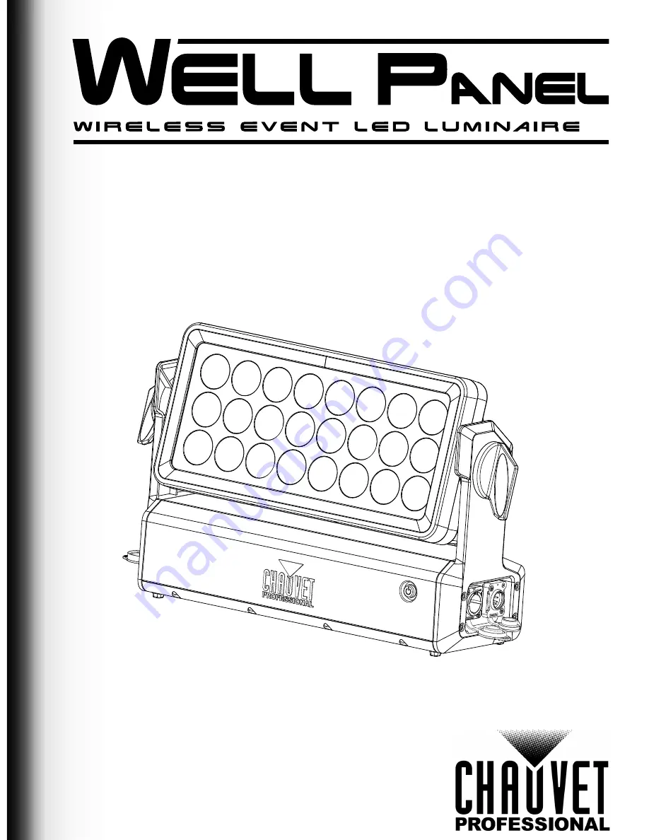 Chauvet Professional WELLPANEL Скачать руководство пользователя страница 1