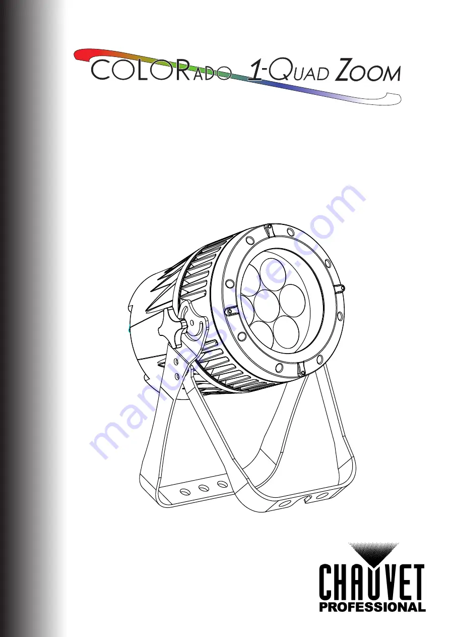 Chauvet COLORADO1QUADZOOM Quick Reference Manual Download Page 1