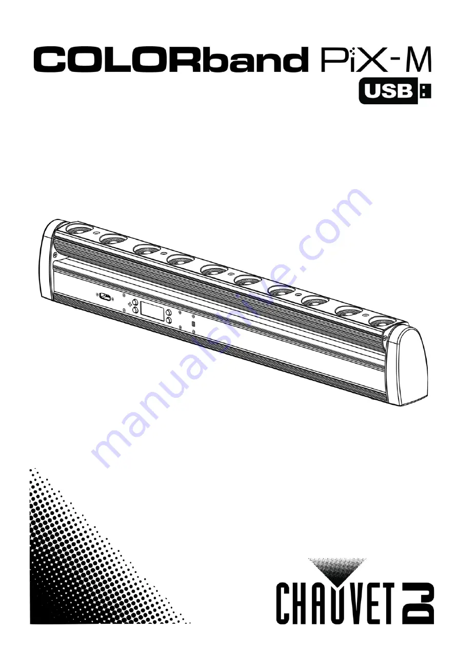 Chauvet COLORBAND PIX-M USB Quick Reference Manual Download Page 1