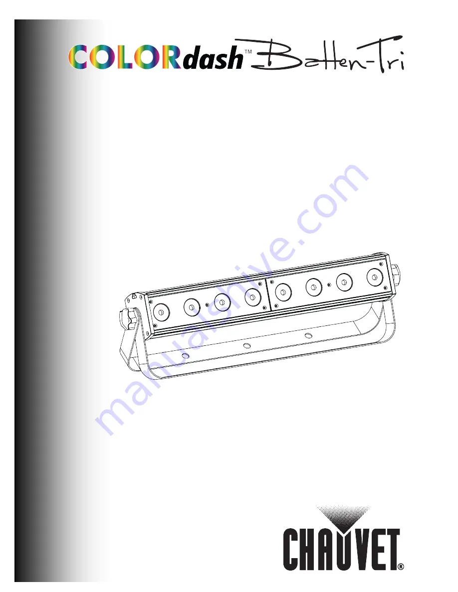 Chauvet ColorDash Batten-Tri User Manual Download Page 1