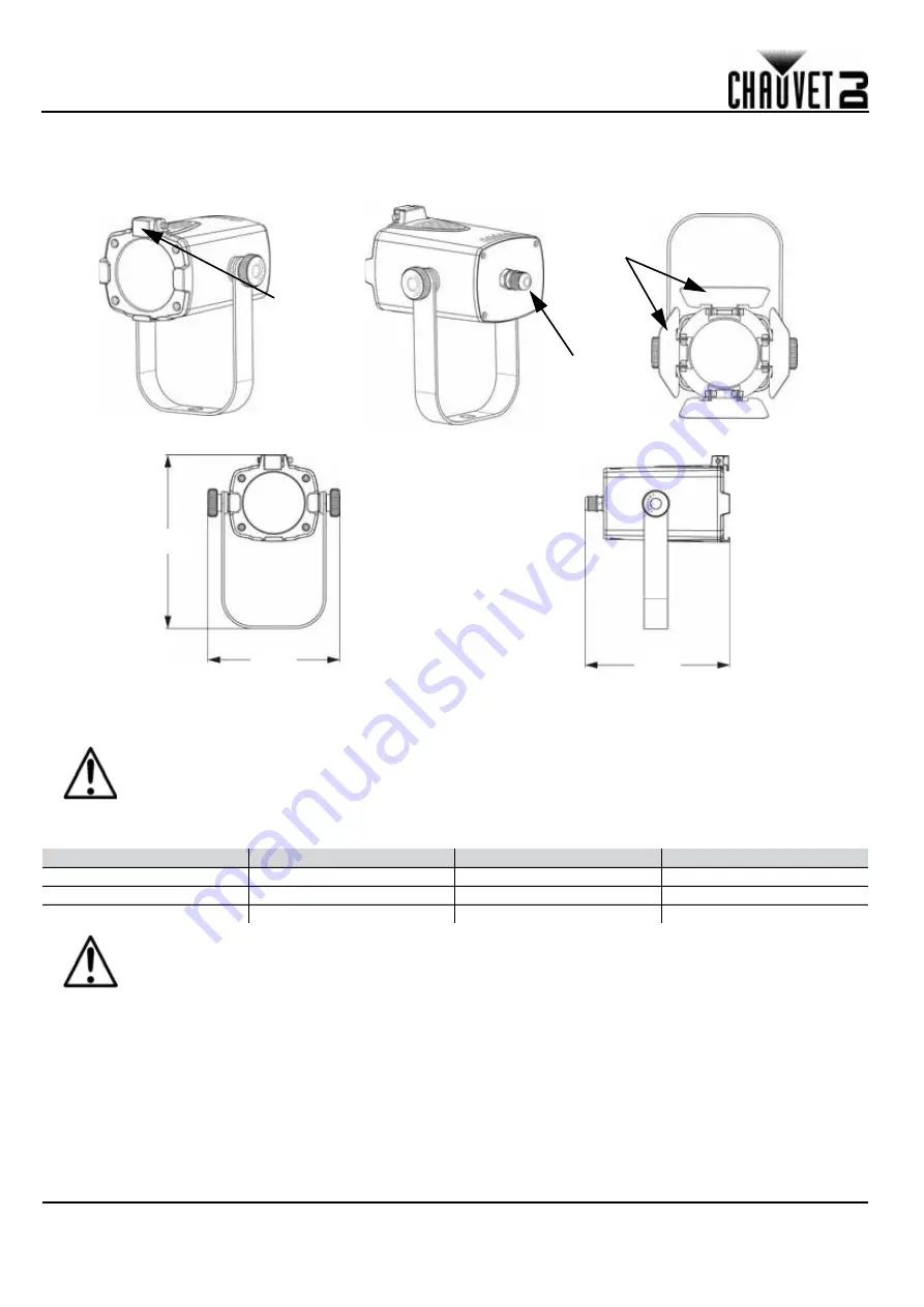 Chauvet EVE TF-20 Скачать руководство пользователя страница 8