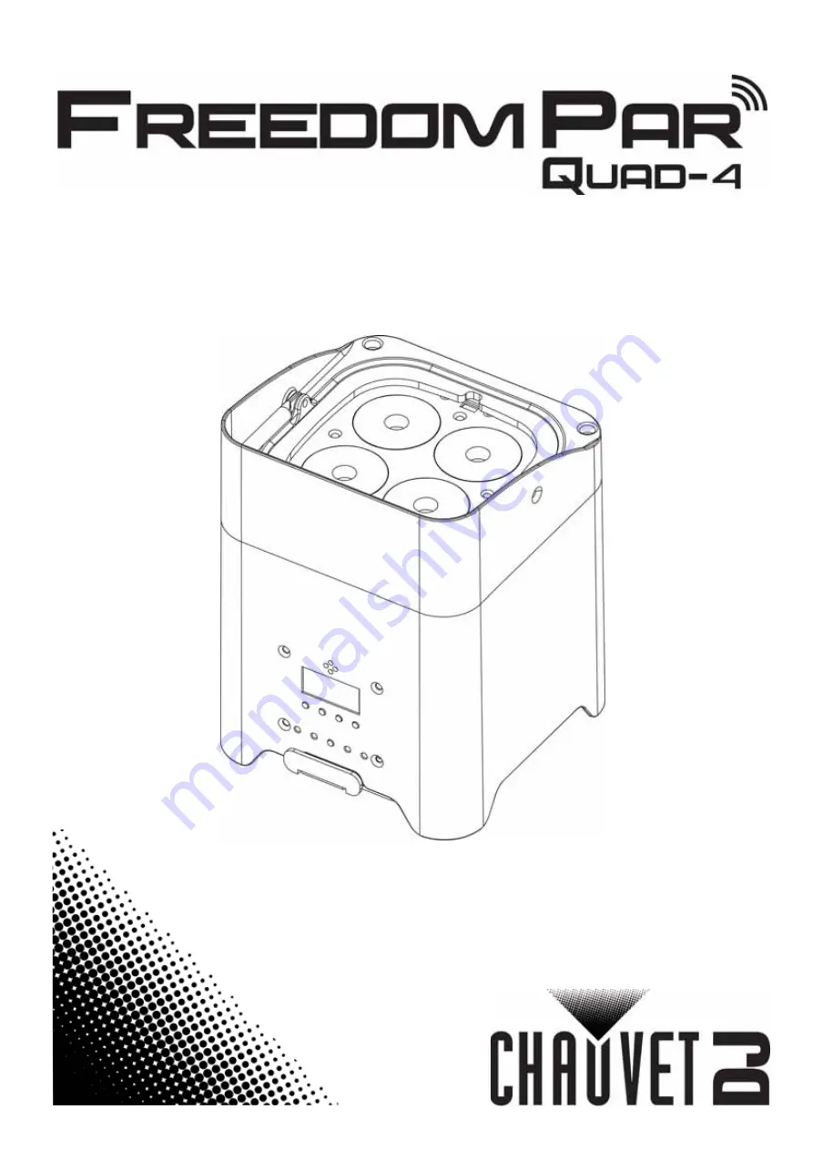 Chauvet FreedomPar Quad-4 Скачать руководство пользователя страница 1