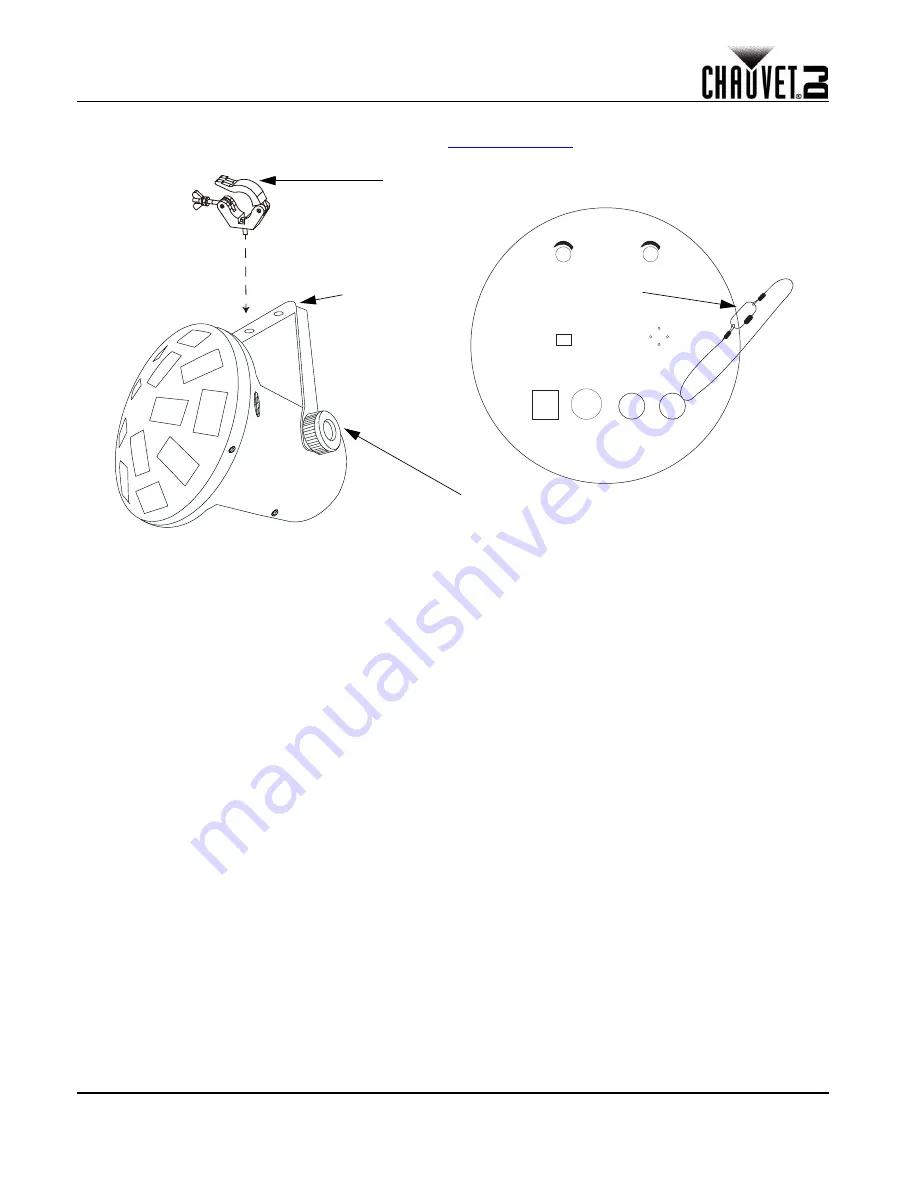 Chauvet LED Mushroom Quick Reference Manual Download Page 16