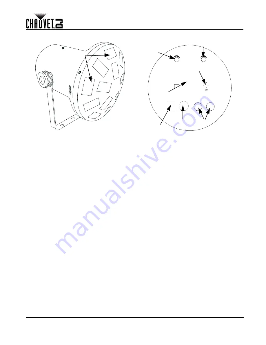 Chauvet LED Mushroom Quick Reference Manual Download Page 19