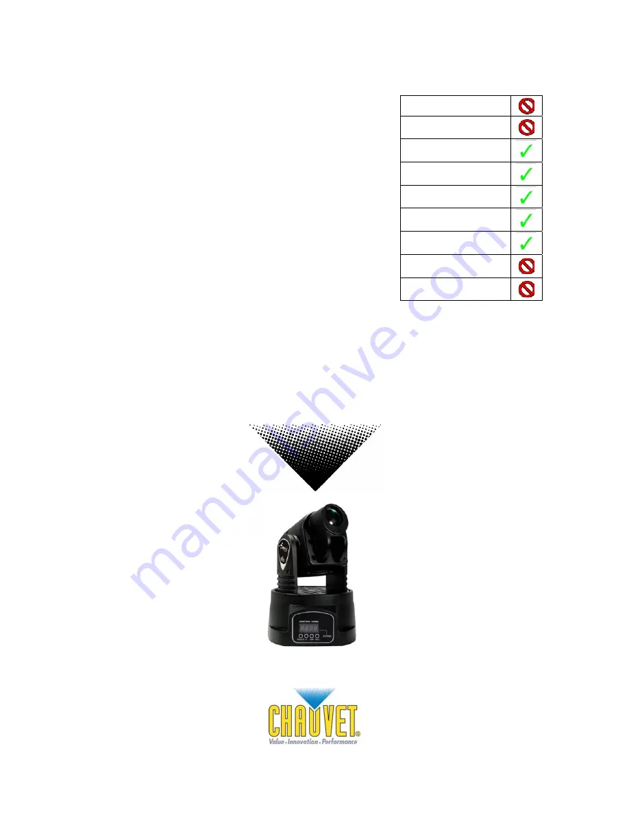 Chauvet MiN Spot User Manual Download Page 1