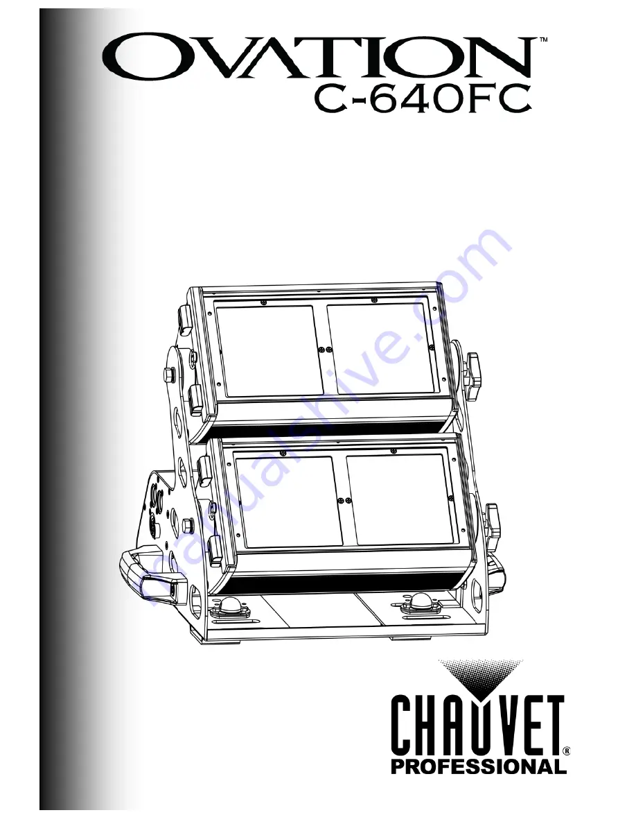 Chauvet Ovation C-640FC Quick Reference Manual Download Page 1