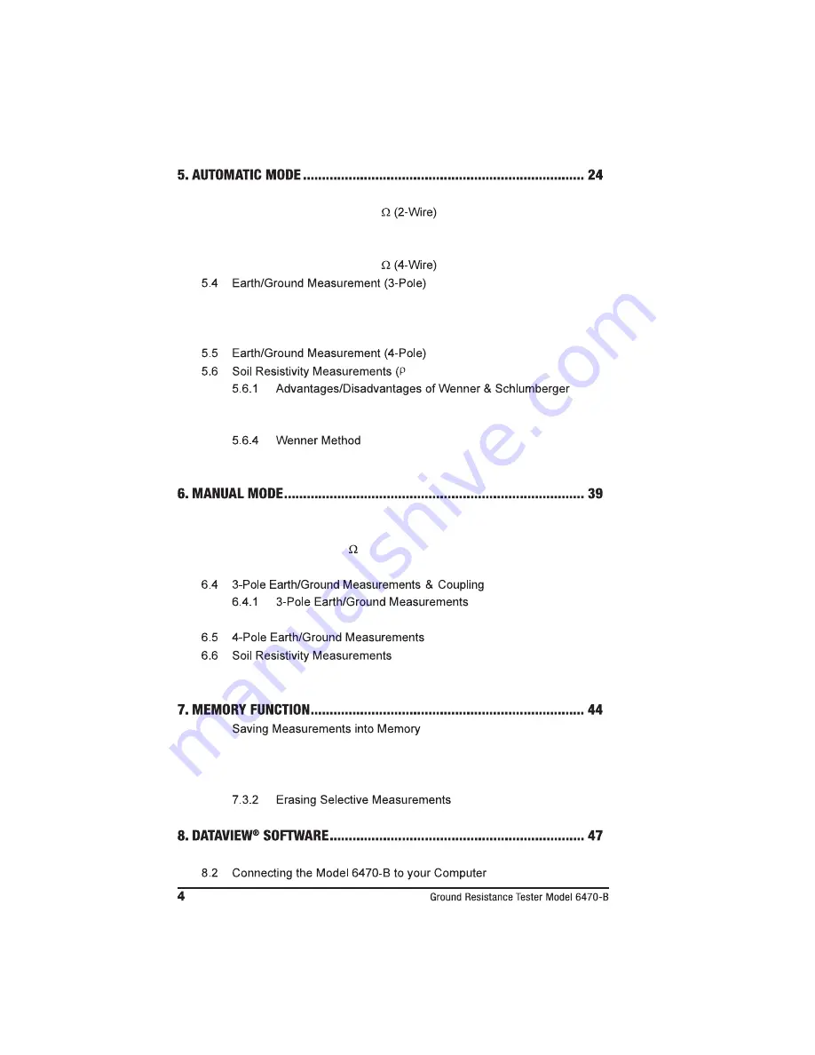 Chauvin Arnoux AEMC Instruments 2135.01 User Manual Download Page 5