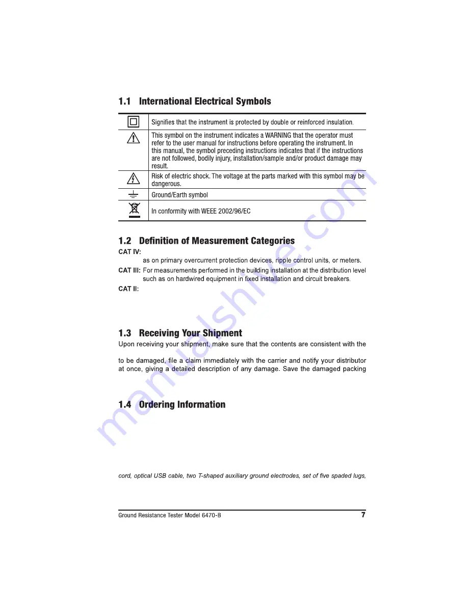 Chauvin Arnoux AEMC Instruments 2135.01 User Manual Download Page 8