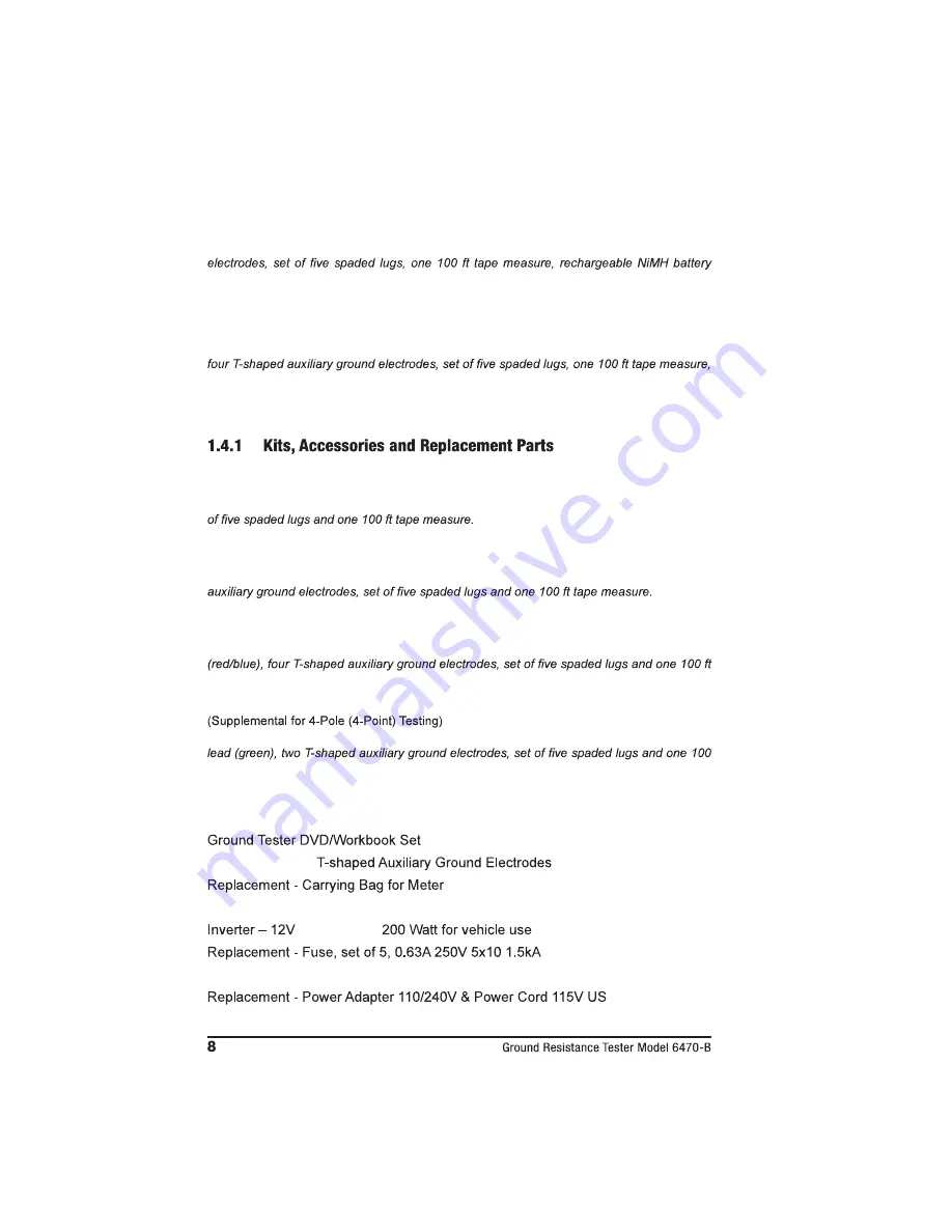 Chauvin Arnoux AEMC Instruments 2135.01 User Manual Download Page 9