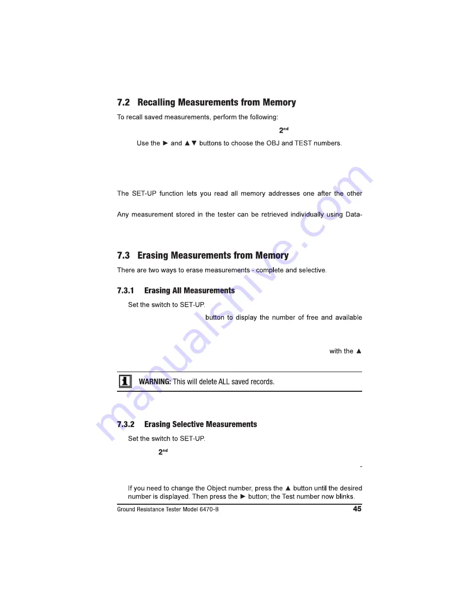 Chauvin Arnoux AEMC Instruments 2135.01 User Manual Download Page 46