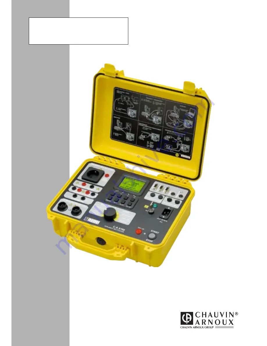 Chauvin Arnoux C.A 6160 Скачать руководство пользователя страница 1