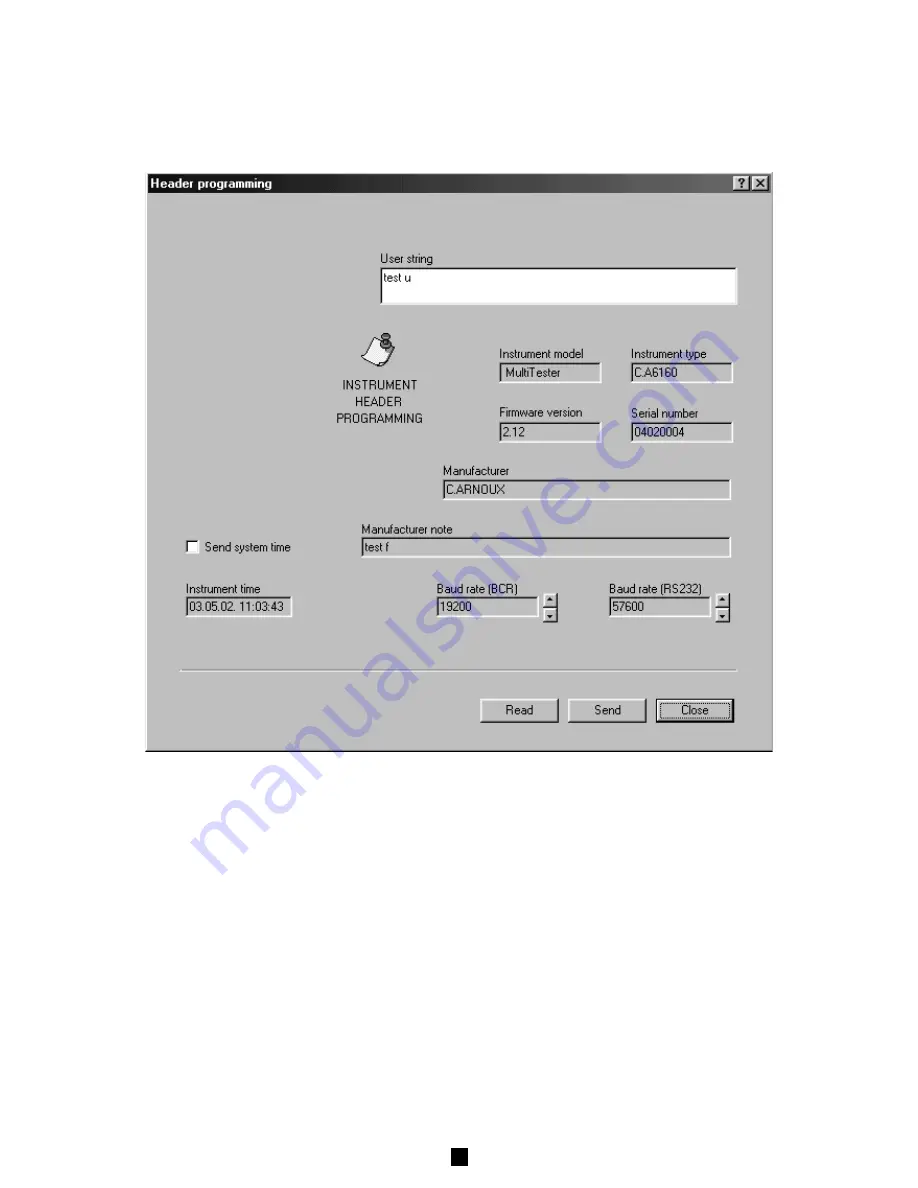 Chauvin Arnoux C.A 6160 User Manual Download Page 49