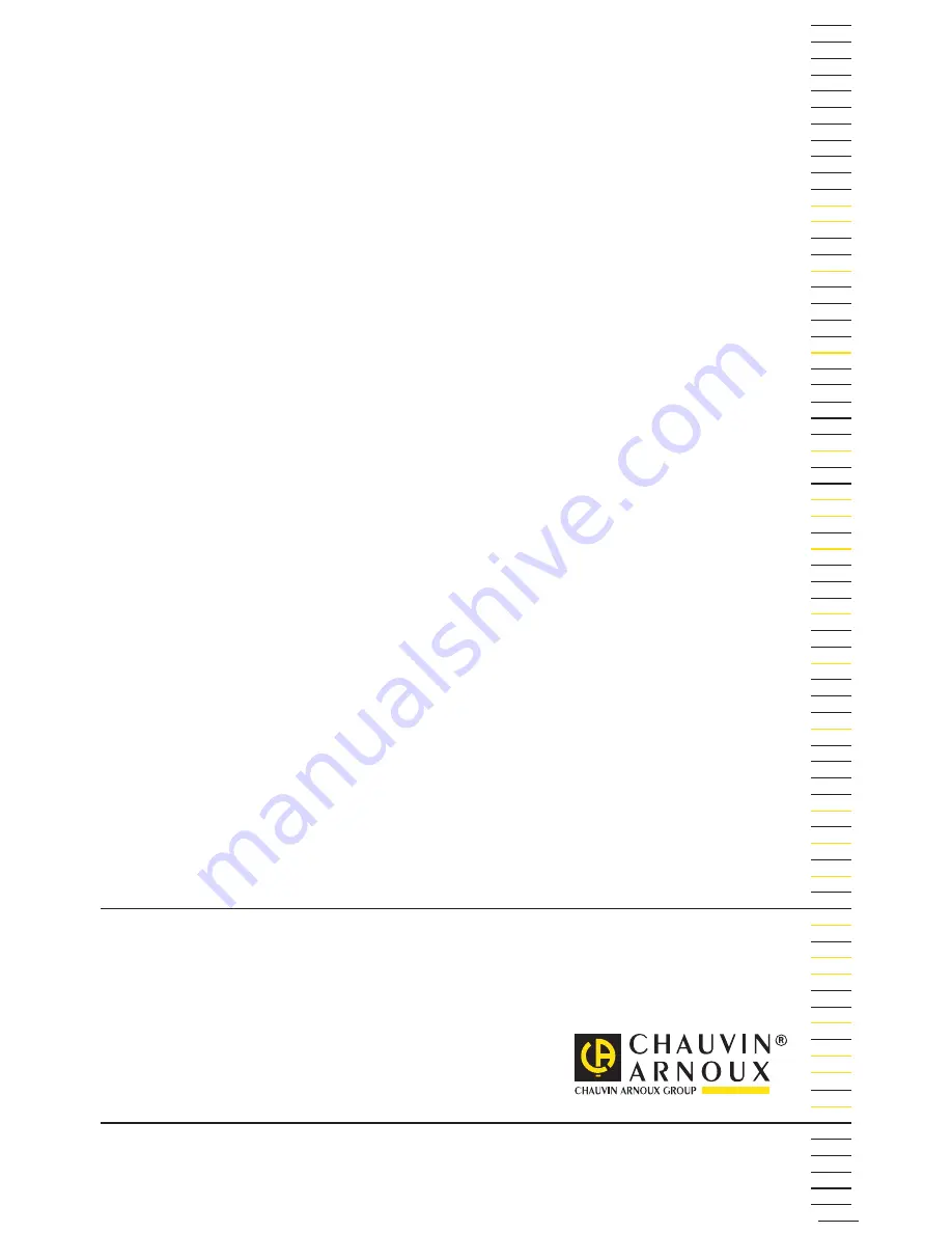 Chauvin Arnoux C.A 6292 Quick Start Manual Download Page 44