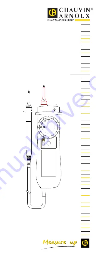 Chauvin Arnoux C.A 755 Скачать руководство пользователя страница 1