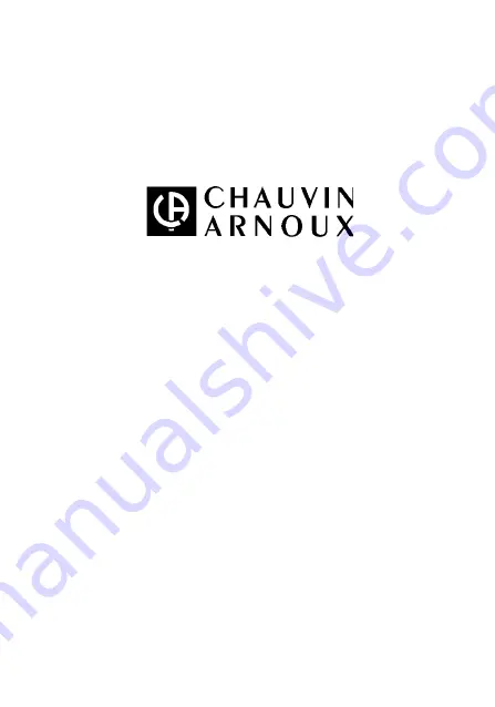 Chauvin Arnoux IMEG 1000N User Manual Download Page 24